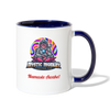 Contrast Coffee Mug - white/cobalt blue